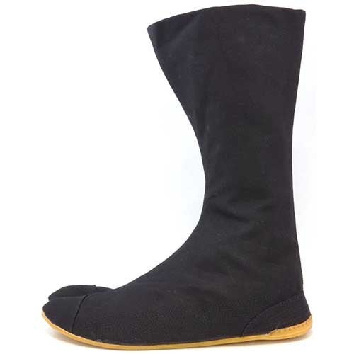 Rikio Fighter Shimebuto Black Jikatabi (Wide Calf Outdoor Tabi) (26.0 JP / 8 US Men) - Image 5